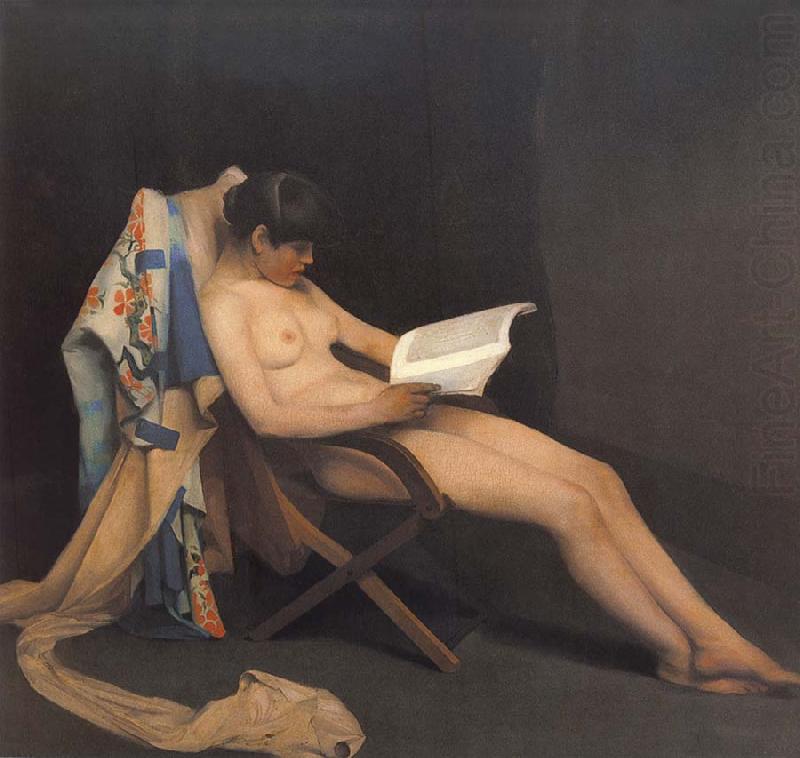 Theodore Roussel The Reading Girl china oil painting image